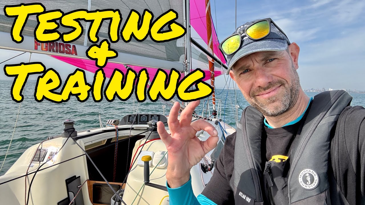 Sailing the Project Race Boat (after fitting cockpit accessories) + Orca update and New Sailing Kit
