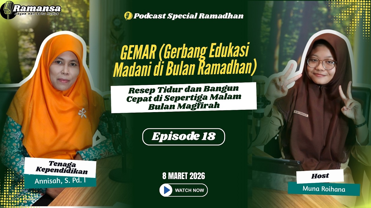 Resep Tidur dan Bangun Cepat di Sepertiga Malam Bulan Magfirah | GEMAR Ep. 18 bersama Anisah, S.Pd.I