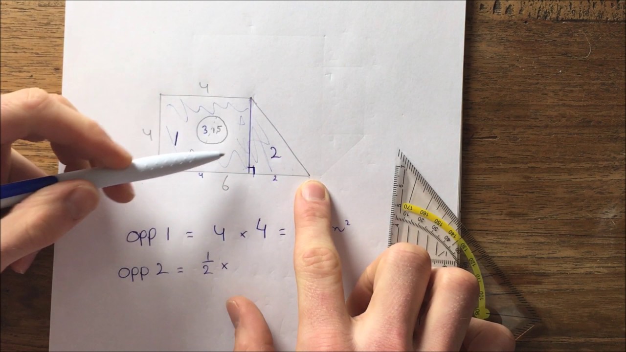 Oppervlakte 4: samengesteld figuur