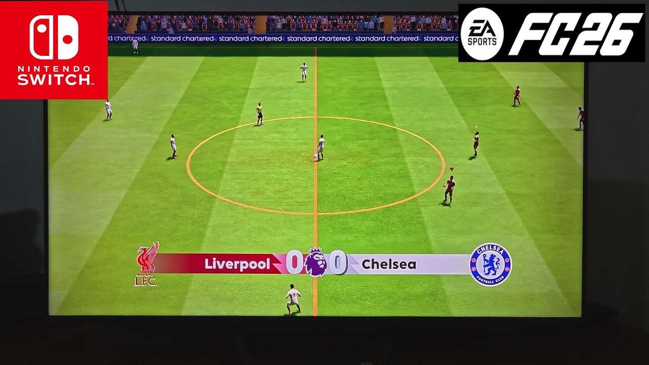 FC 26 on Nintendo Switch (Docked on OLED TV) | Liverpool 2–0 Chelsea |  4K HDR