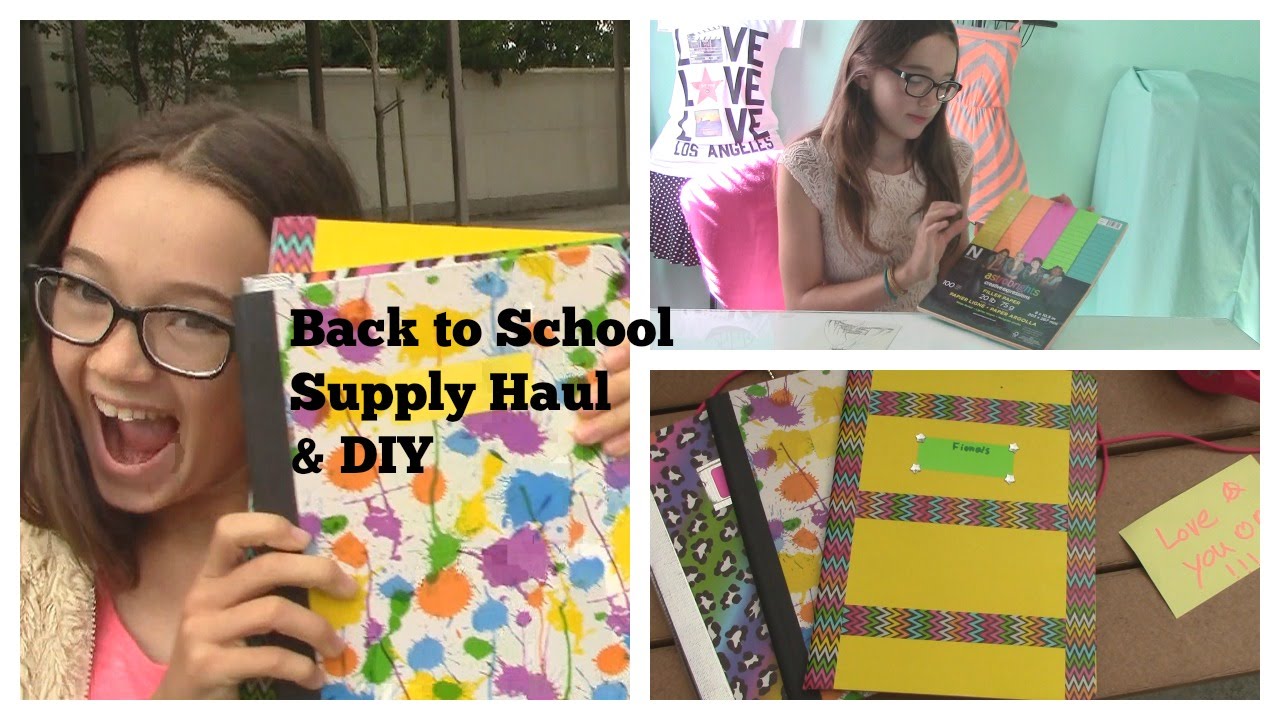 Back to School Supplies Haul | Easy DIY for School Supplies | Make it Fancy | Fiona Frills