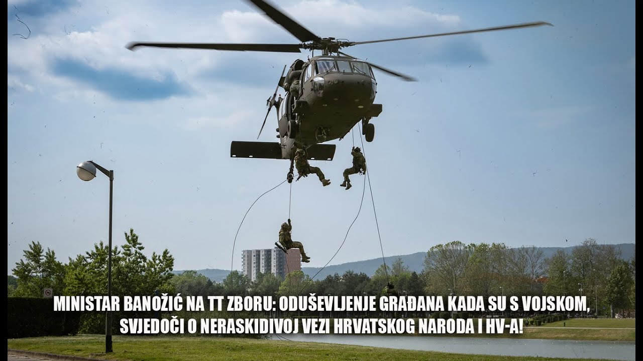 Banožić: Oduševljenje građana kada su s vojskom svjedoči o neraskidivoj vezi hrvatskog naroda i HV-a