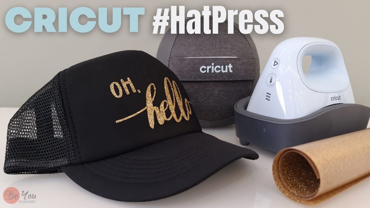 🤯 Plancha térmica para #GORRAS de CRICUT  | #hatpress | ¿Cómo se usa?