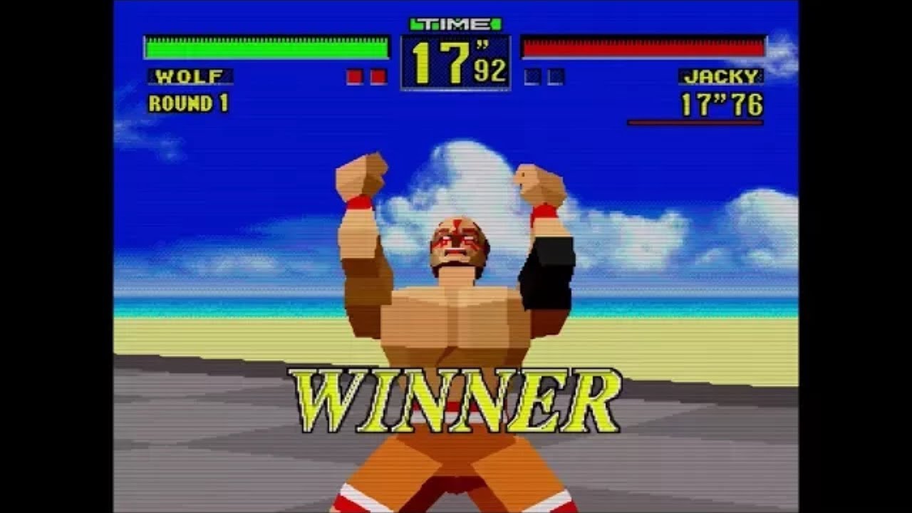 VIRTUA FIGHTER 1 WOLF HAWKFIELD