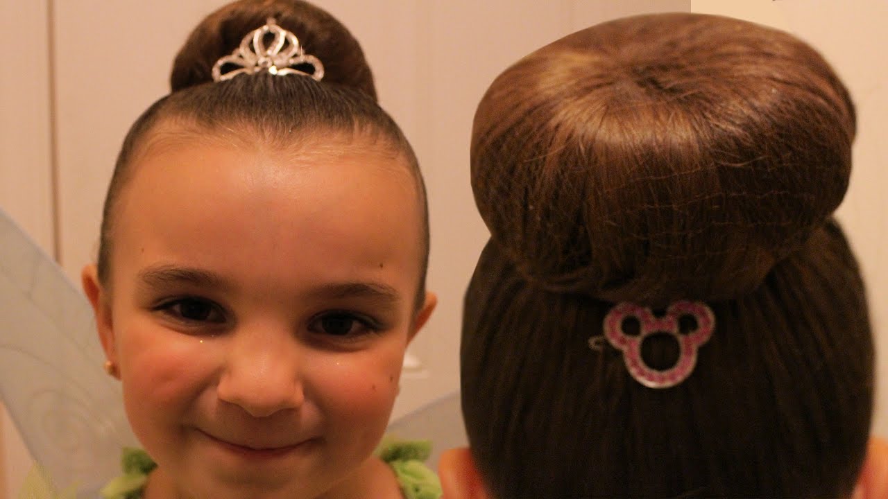 DIY TINKERBELL PRINCESS HAIR AT HOME BIBBITY BOBBIDI BOUTIQUE MAKEOVER MAKE UP AND ALL!