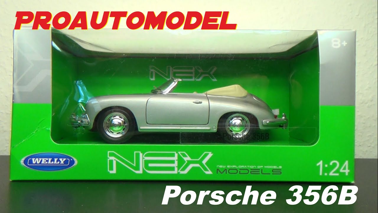 Обзор Porsche 356B Cabrio от Welly / Scale car Porsche 356B Welly [ proautomodel ]