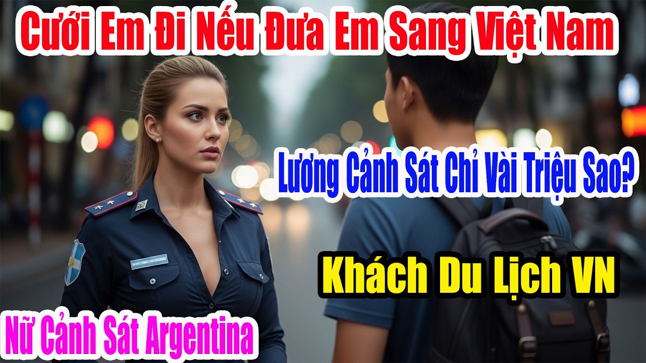 Nữ cảnh sát Argentina lương vài triệu, sang VN vì tin người đàn ông Việt – Cha mẹ bật khóc ở sân bay