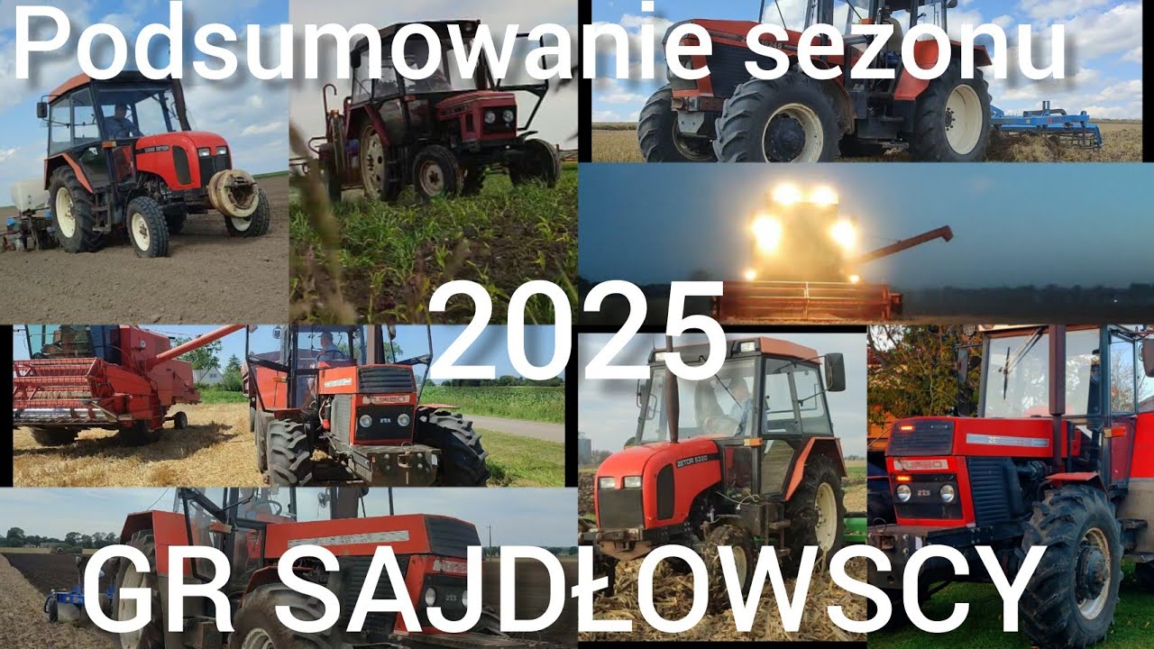 !!! PODSUMOWANIE SEZONU 2025 W GR SAJDŁOWSCY!!!🚜Zetory i Ursusy na ekranie🚜