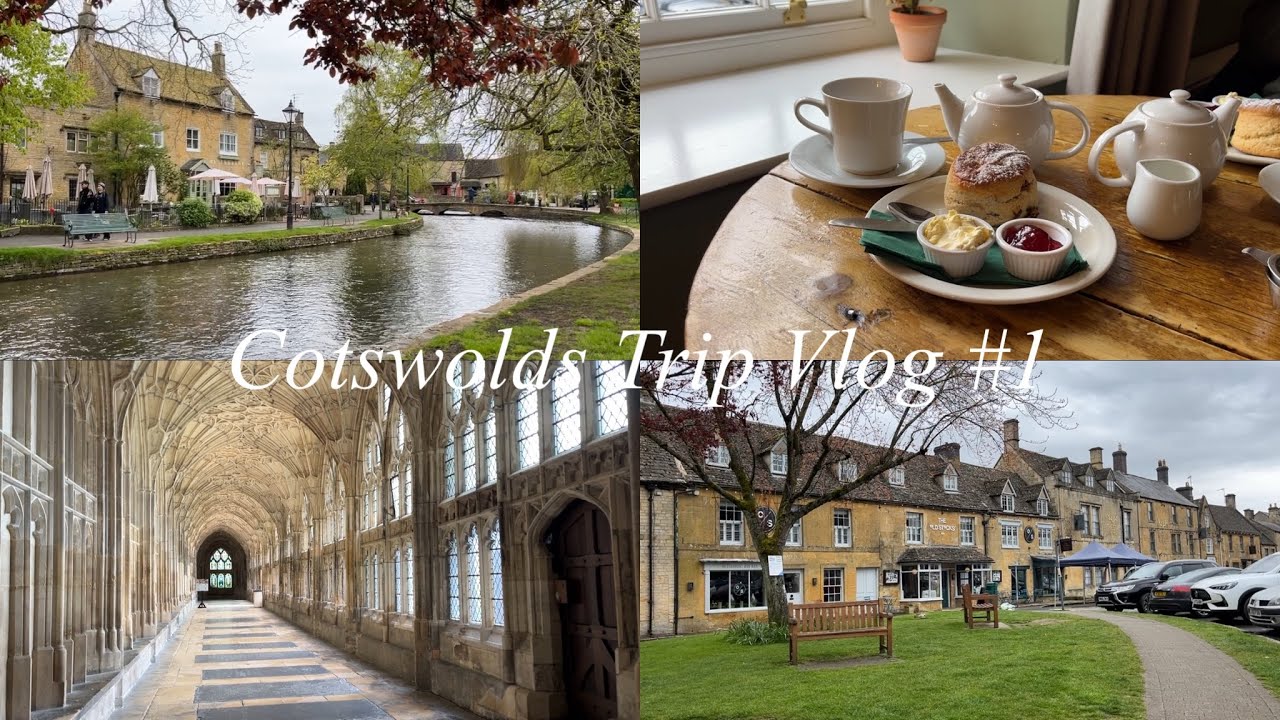 〈vlog〉コッツウォルズ旅行#1/イギリスの美しい村🌳/ハリーポッター撮影ロケ地/Cotswolds trip record🇬🇧
