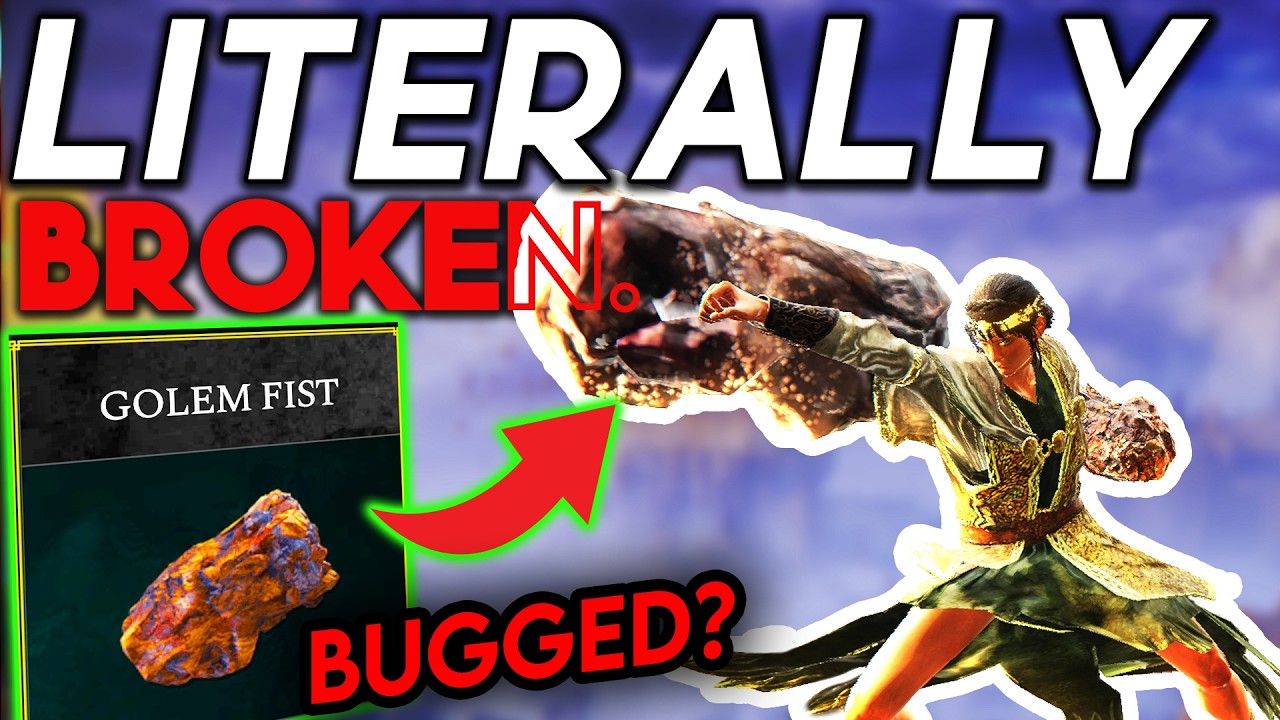 The Most BUGGED Weapon in Elden Ring | Beating Elden Ring's DLC using ONLY Golem Fist Build  @syrobe