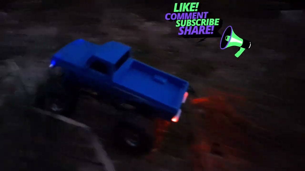Jiabaile 3602 Ford F100 night beach crawl. #Jiabaile, #Ford F100 3602, #beach, #nighcrawl,