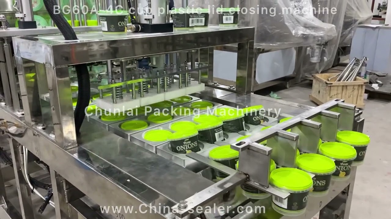 BG60A-4C cup plastic lid closing machine