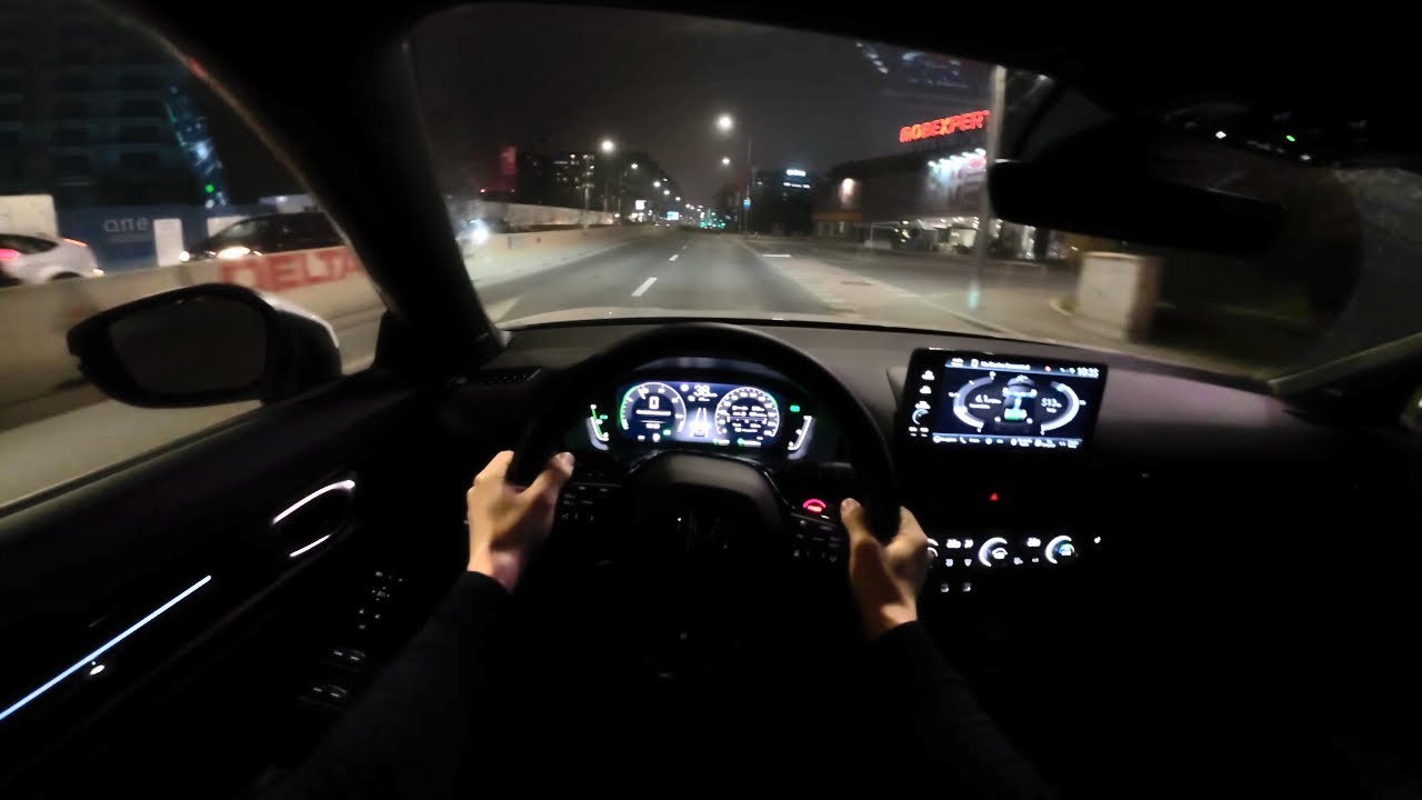 New Honda Civic Facelift 2026 Night Drive