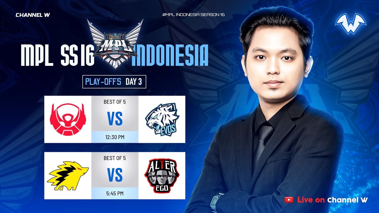 Onic Vs AE🔴 LIVE | MPL ID S16 | Playoffs Day 3 - RESTREAM