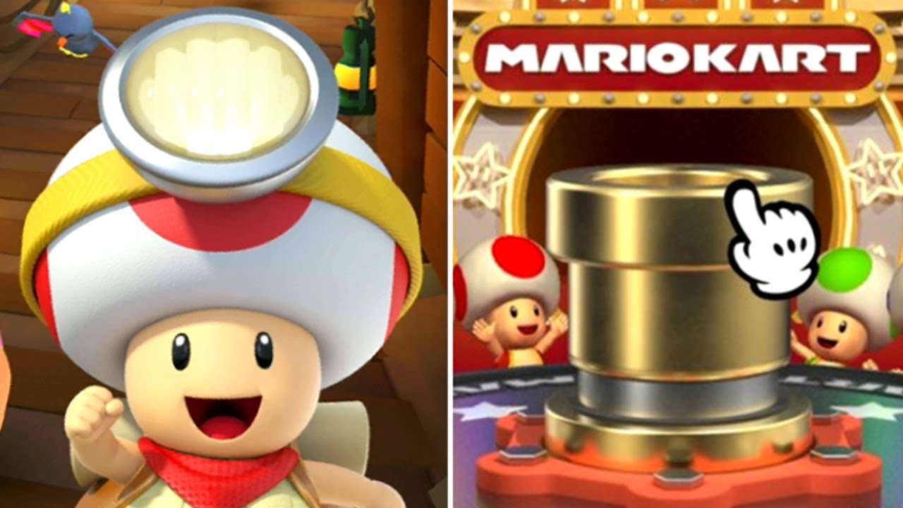 Mario Kart Tour - How many Pulls for Captain Toad? (Exploration Pipe 1)