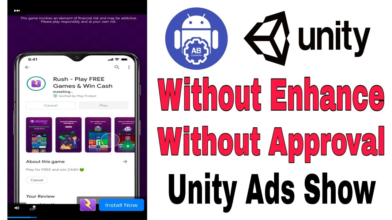 Android builder | without enhance | without approval | Unity Ads Show | Kodular | Niotron