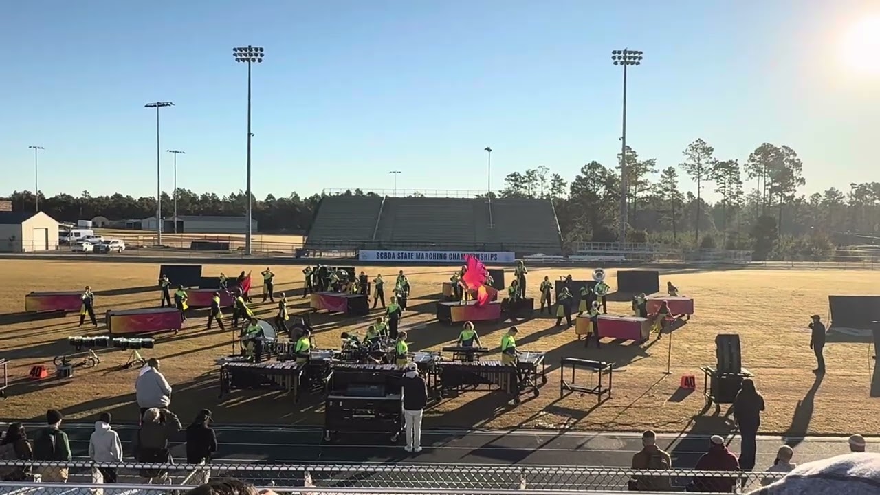 Ninety Six Marching Band State Championship Prelims 2025 