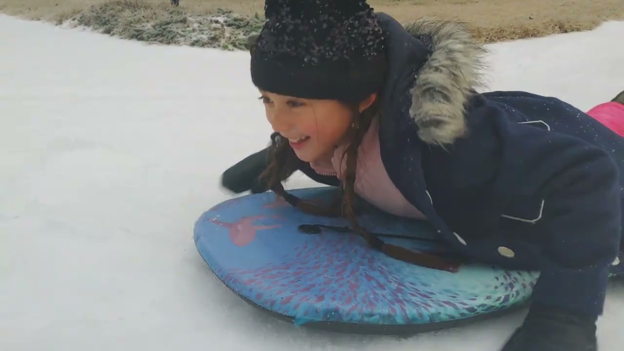 Don't Have Snow Sled? Use a Boogie Board
