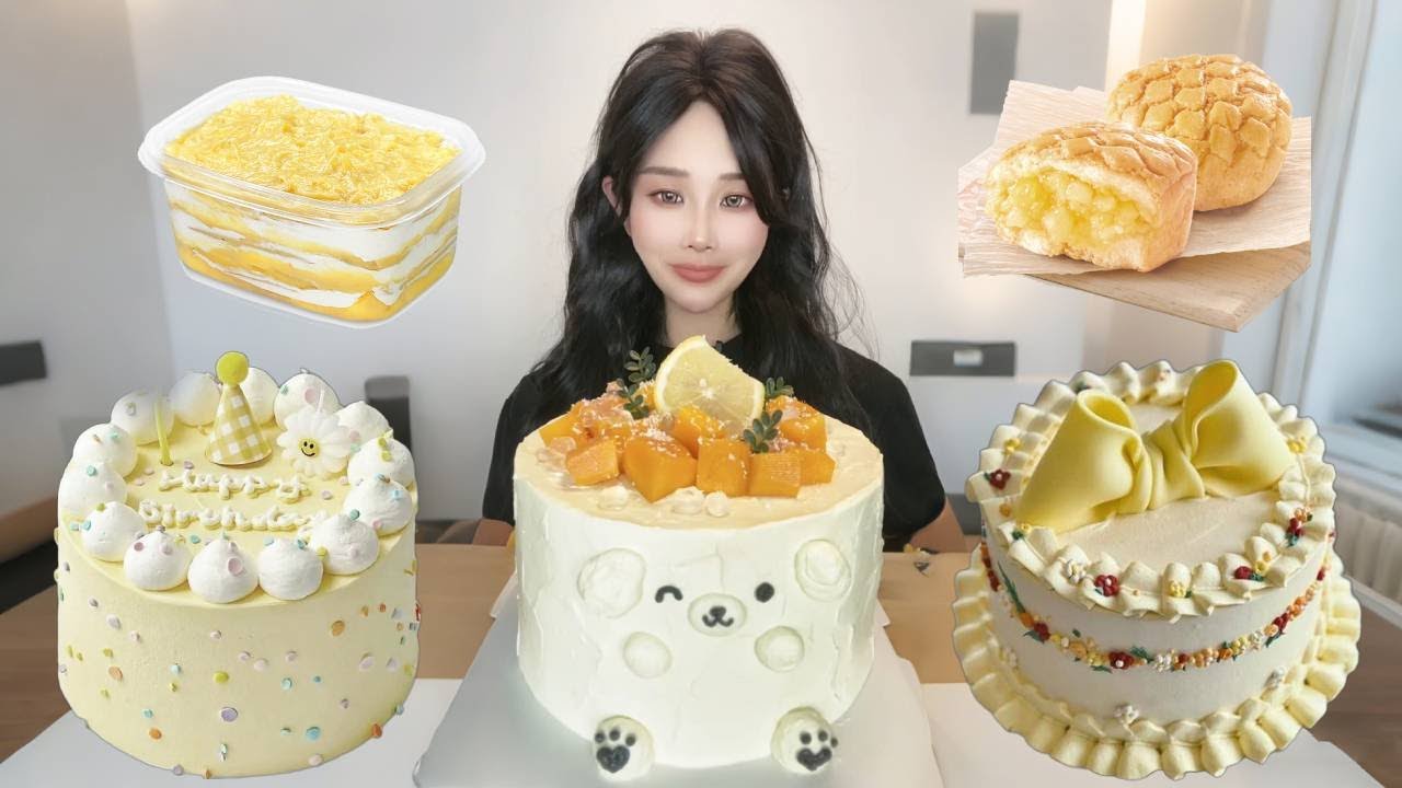 Asmr🍰Eating 🍰 (Soft And Waxy Sound) Divine Cake Delight丨Satisfying丨Eatings