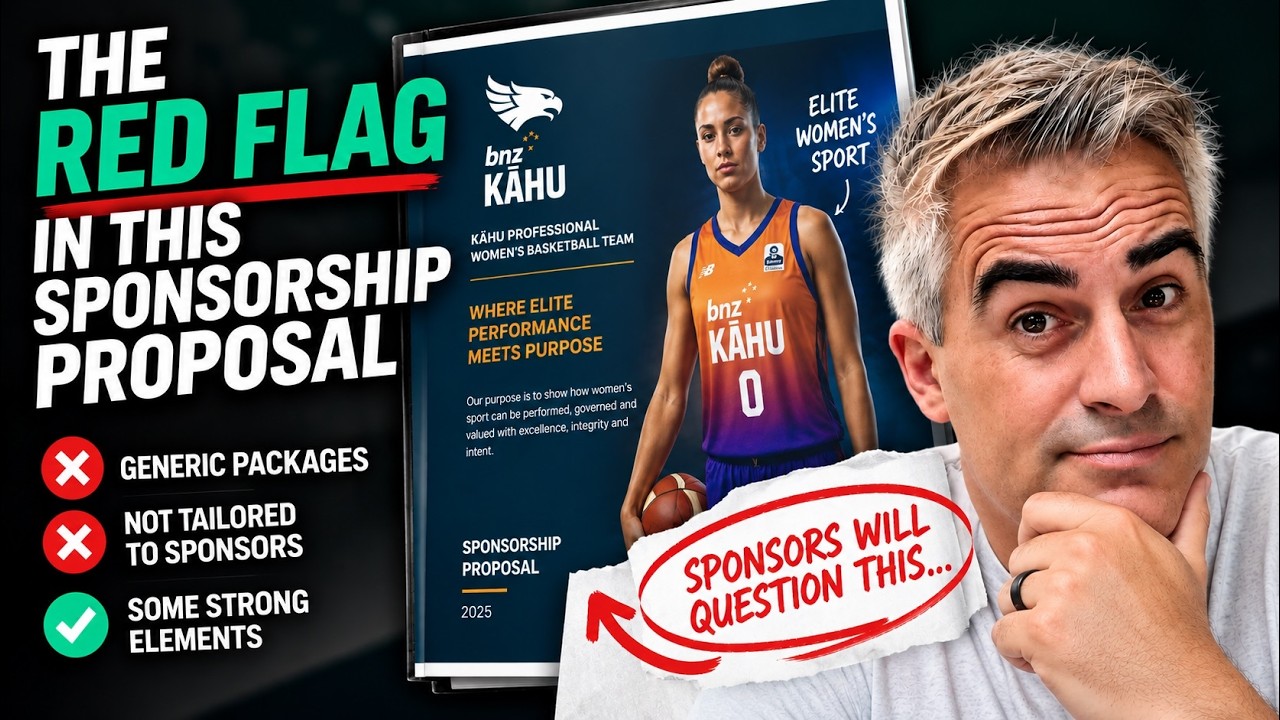 How to Get Sponsorship: I Review a REAL Sponsorship Proposal