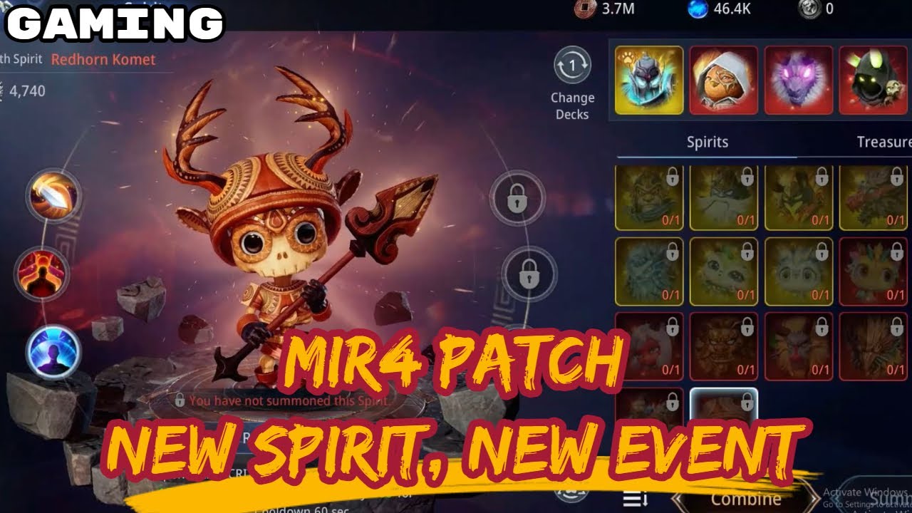 MIR4 | PATCH NOTE - FEB 7 | NEW SPIRIT : REDHORN KOMET | NEW EVENT : RED BEAN JELLY EXCHANGE [MIR4]