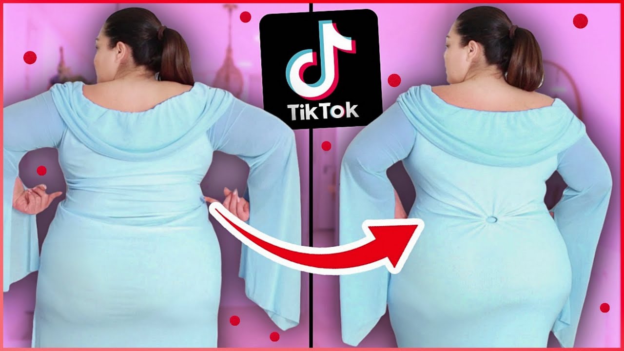 TRUCOS VIRALES DE TIKTOK PARA AJUSTAR LA ROPA ✂️ &iexcl;&iexcl;SIN COSER!!