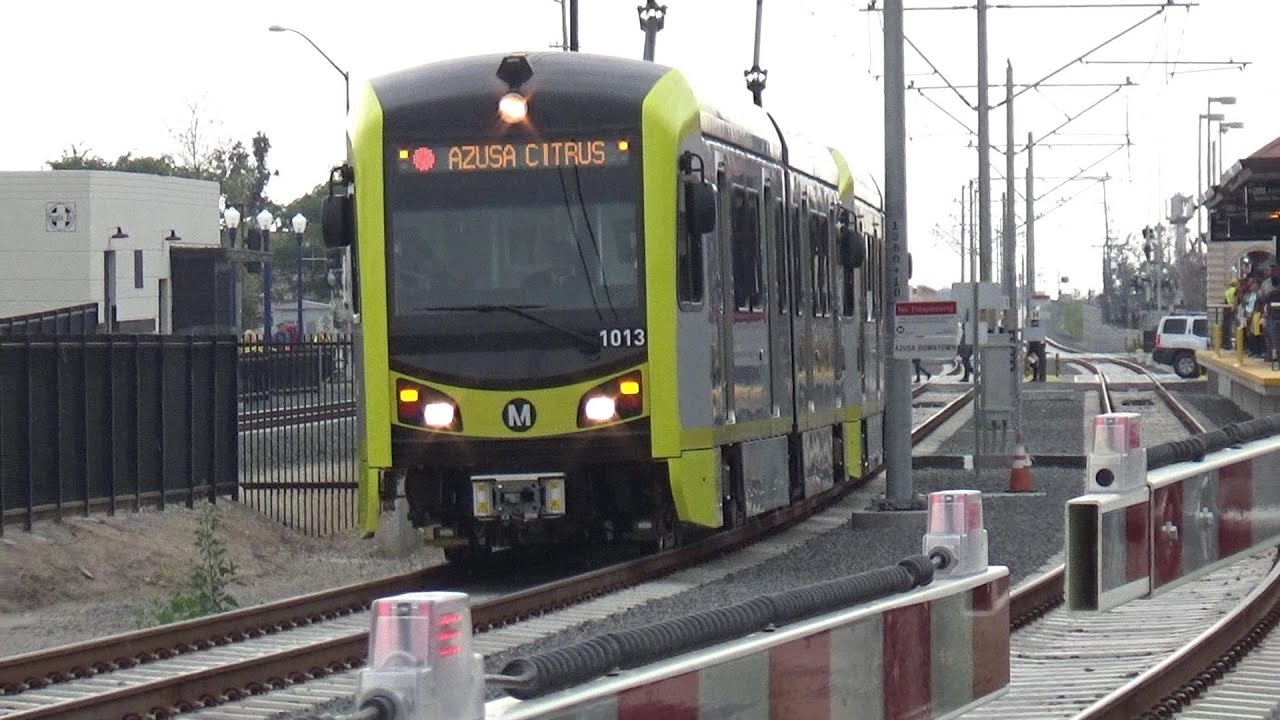 Opening Day On The Gold Line Foothill Extension Plus Regular Service Action