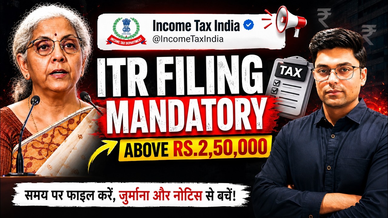 Compulsory Income Tax Return Filing Conditions in 2026 | Don't Risk It | CA Saransh Bansal