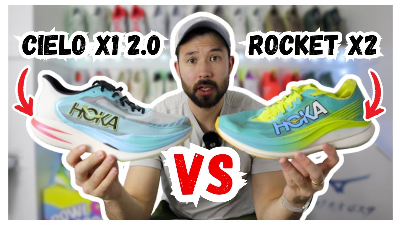 Hoka Cielo X1 2.0 vs Hoka Rocket X2 - Hoka Supershoe Battle