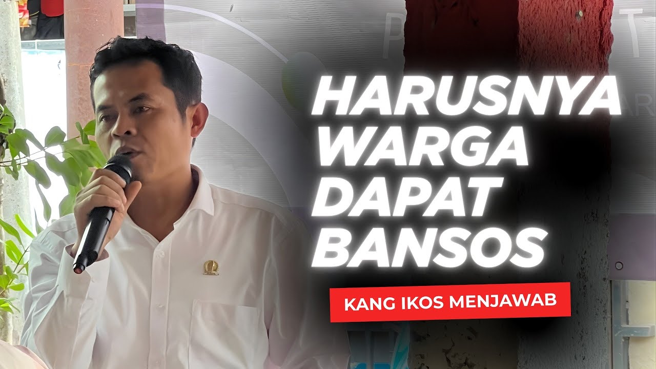 WARGA BINGUNG KLASIFIKASI BANTUAN SOSIAL DARI PEMERINTAH!! PENGAWASAN BERSAMA KANG IKOS