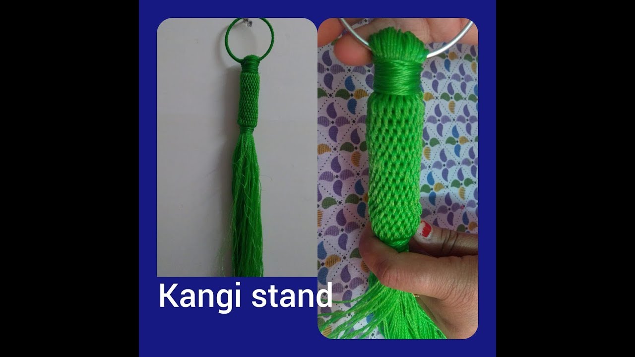कंगी स्टैंड की नई  डिजाइन बहुत आसान तरीके से //in very easy way// make kangi stand//