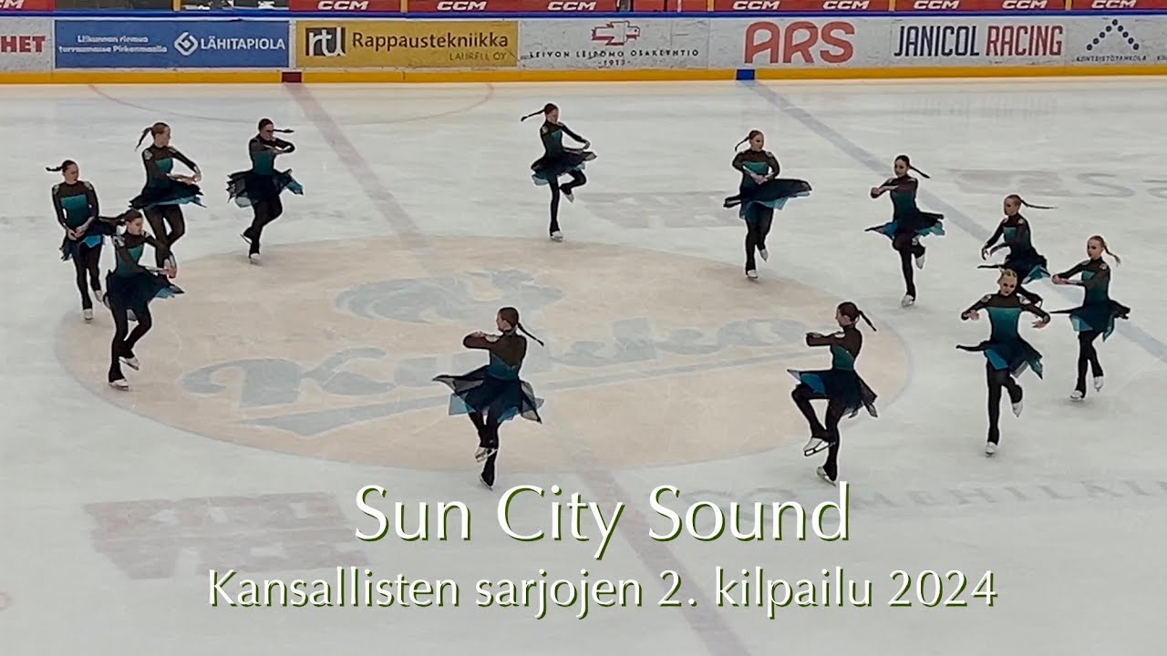 Sun City Sound - Kansallisten sarjojen 2. kilpailu 2024 - Muodostelmaluistelu