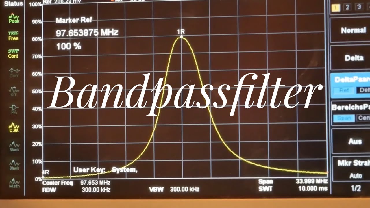 Bandpassfilter für TA7358