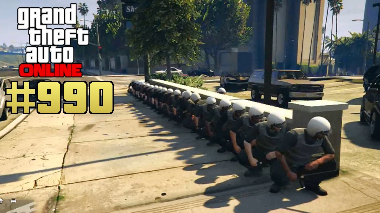 GTA 5 Online #990 Weißhelme! [Deutsch] Let´s Play GTA V Online PS4