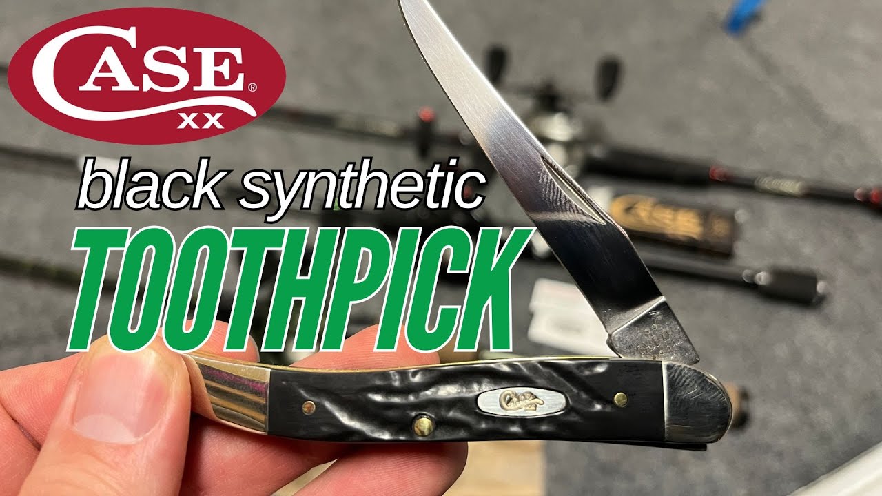 Unboxing Case 18242 Medium Texas Toothpick Black Synthetic