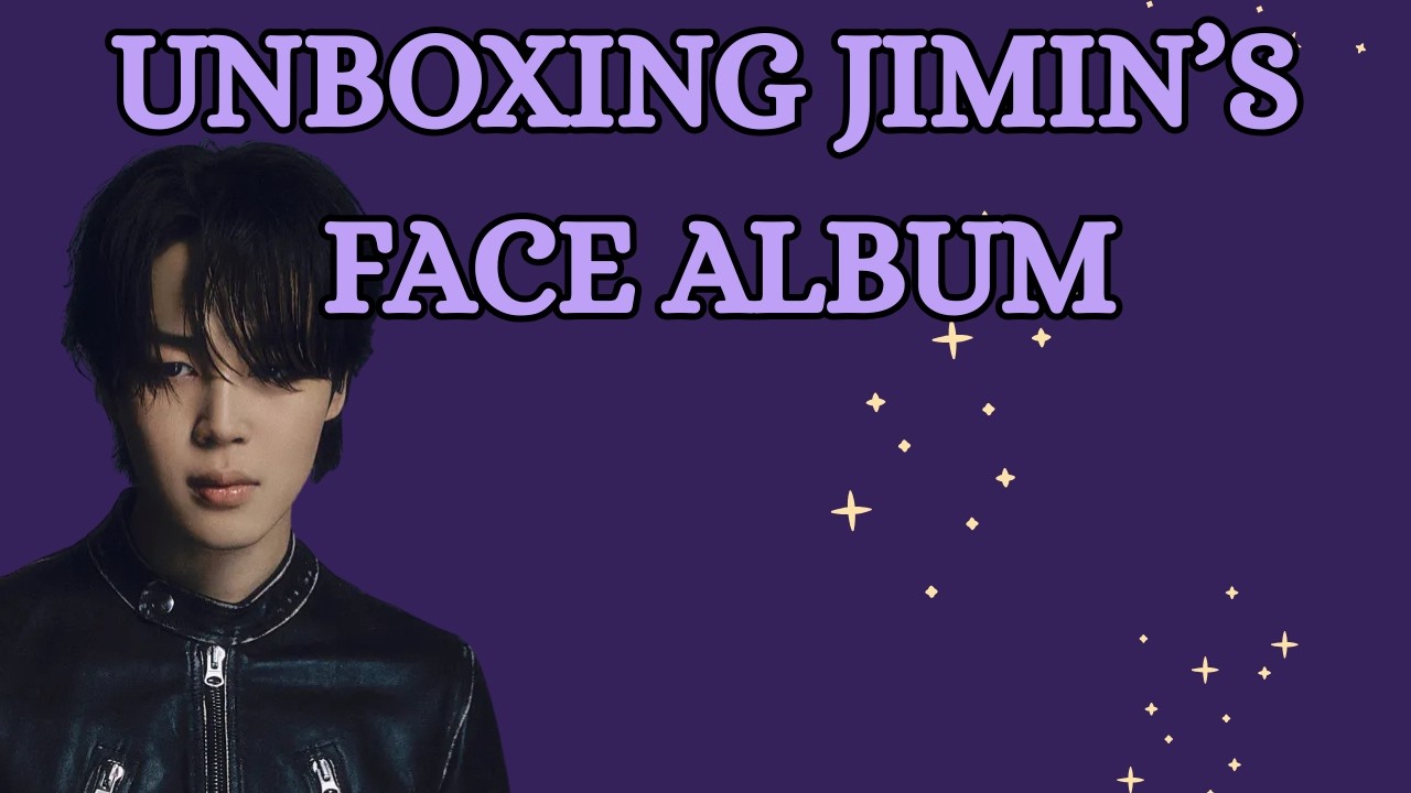 JIMIN FACE ALBUM UNBOXING & PHOTO CARD REACTION