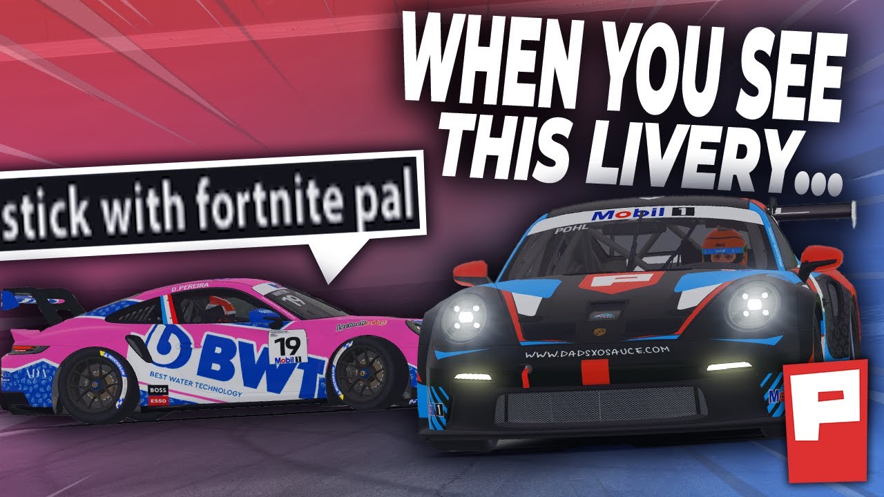 He told me to play Fortnite... (iRacing Porsche Cup at Nordschleife)