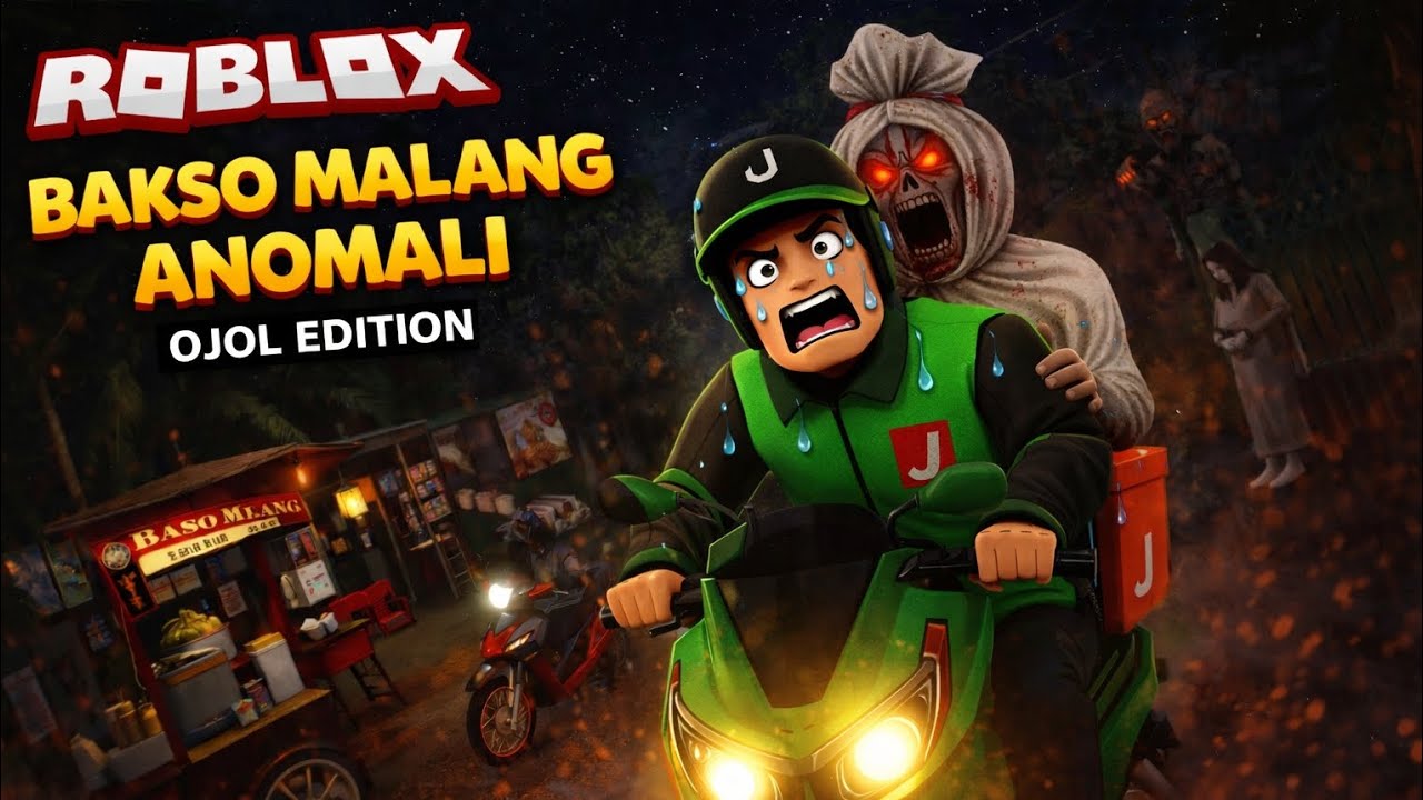 Ojol di ikutin pocong - Game Roblox Anomali Part 7