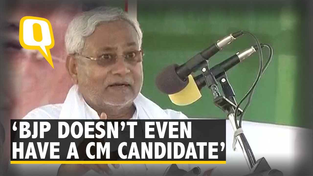BJP Doesn&rsquo;t Even Have A CM Candidate: Nitish Kumar