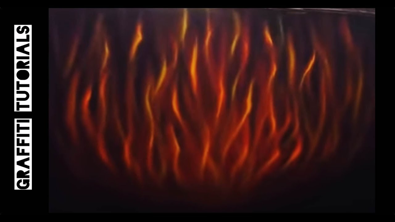 How to Paint Realistic Fire | Graffiti Tutorial