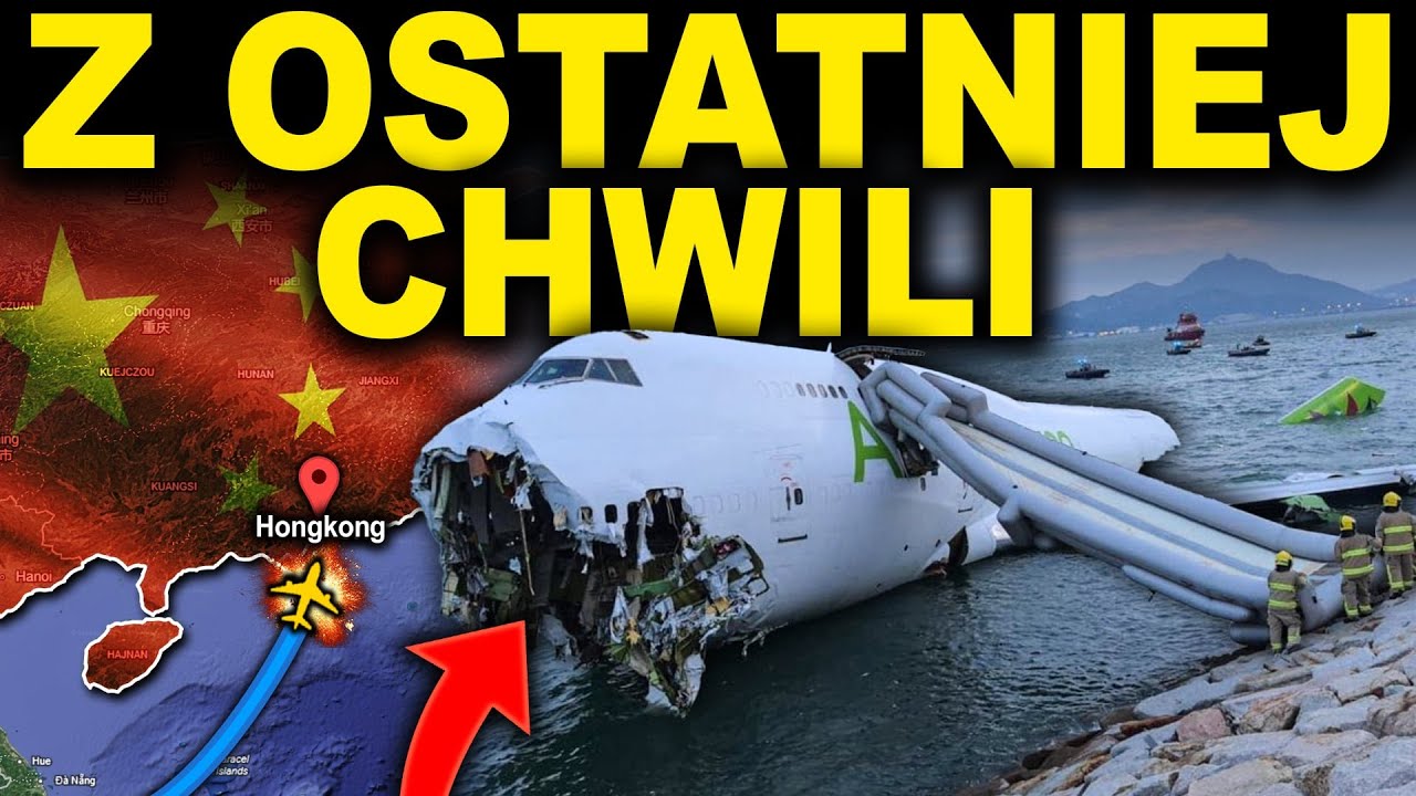 PILNE: KATASTROFA JUMBO JETA EMIRATES W HONG KONGU