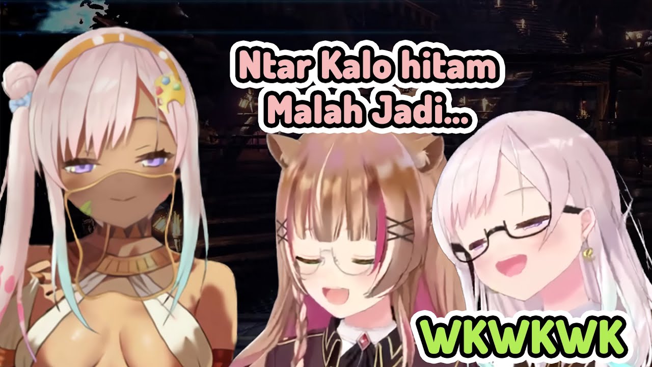 Iofi Pengen Jadi Hitam?!?🤨 [Ayunda Risu, Airani Iofifteen | Hololive ID]