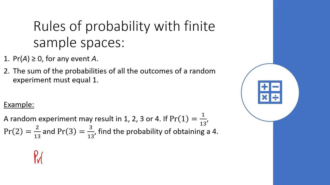1  Sample Spaces and Probability