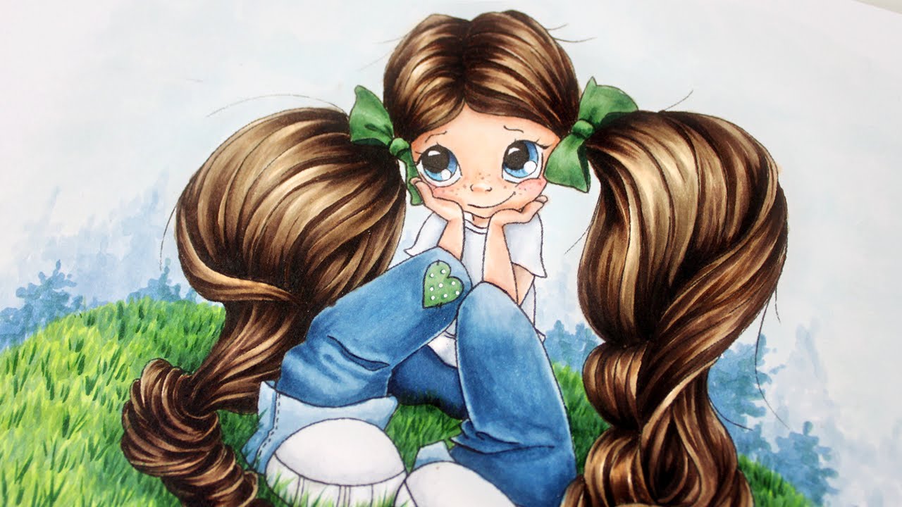 Copic Tutorial: Hairy Situation