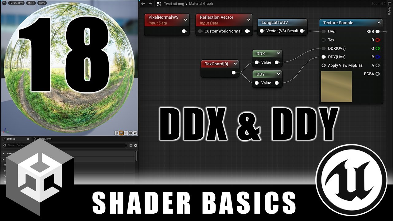 Derivatives DDX DDY - Shader Graph Basics - Episode 18