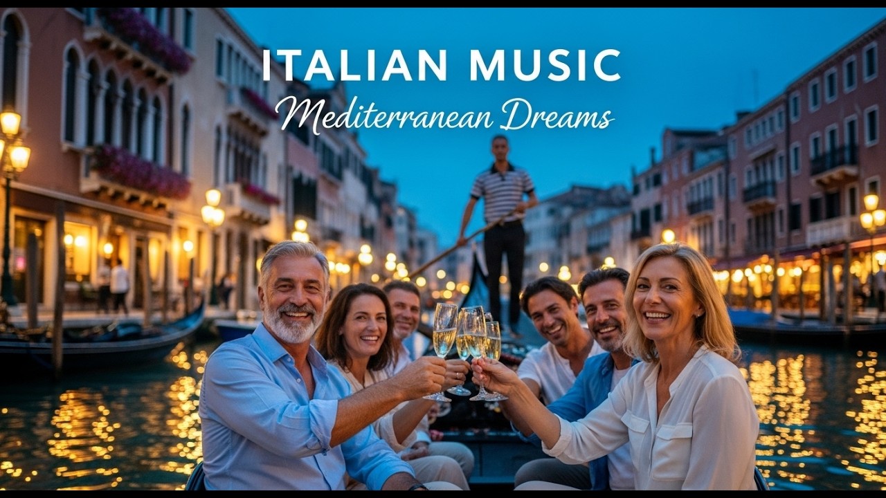 Mediterranean Sunset Lounge & Italian Coast 🌅🌊 Golden Seaside Views & Calm Relaxing Music