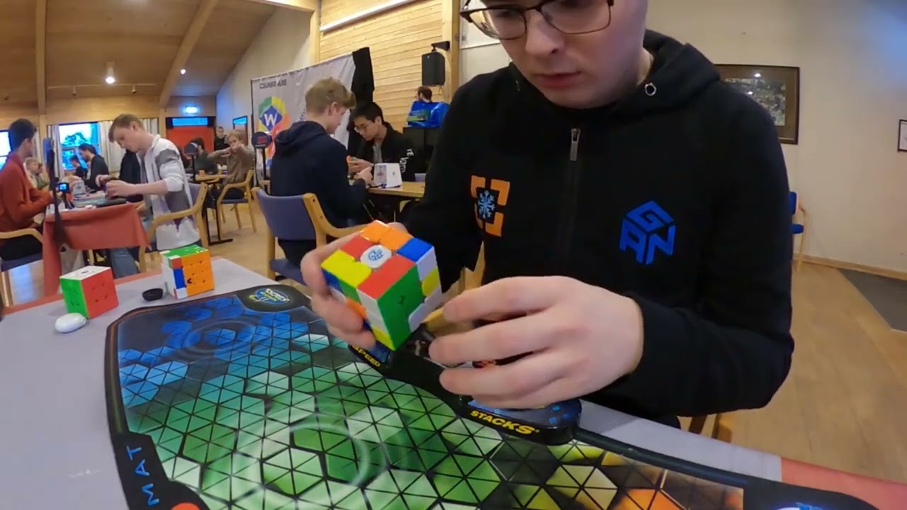 Top 10 Fastest Official 3x3 One Handed Singles as of April 2025