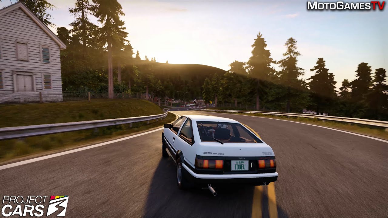 Project CARS 3 - 1985 Toyota Sprinter Trueno GT-Apex (AE86) Gameplay | Power Pack DLC