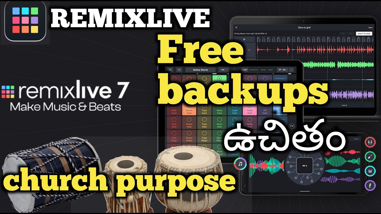 Remixlive free ఉచితముగా ఇవ్వబడును link in discription watch the video for password 