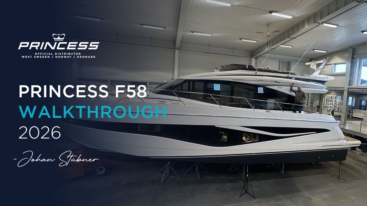 Walkthrough of Princess F58 * FOR SALE (2026, F58029) with Johan Stübner [CC]